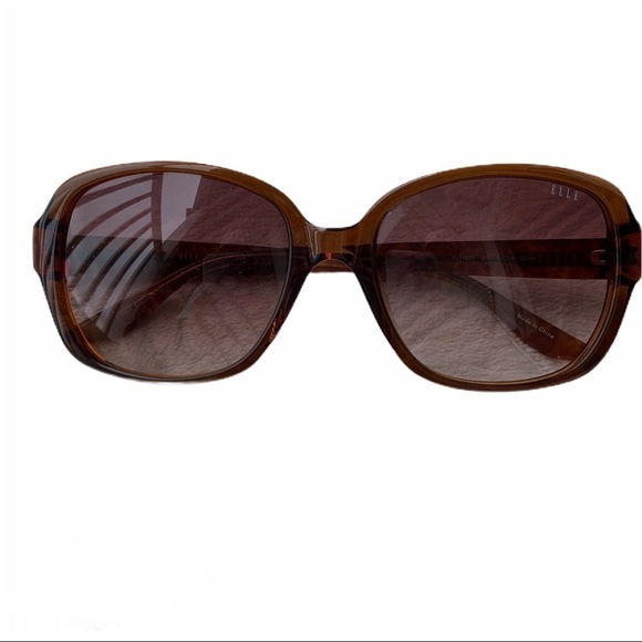 NWOT Elle • Glitter Edge Designer Sunglasses - Picture 2 of 8